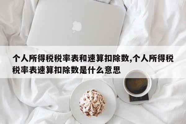 个人所得税税率表和速算扣除数,个人所得税税率表速算扣除数是什么意思