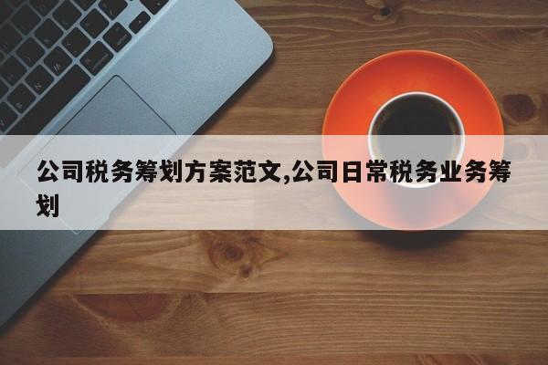 公司税务筹划方案范文,公司日常税务业务筹划