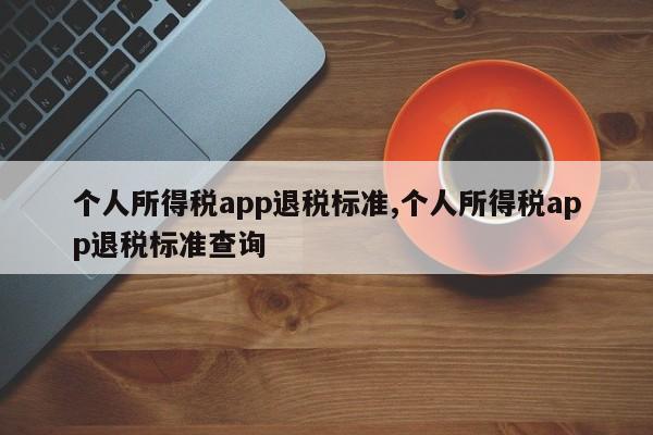 个人所得税app退税标准,个人所得税app退税标准查询