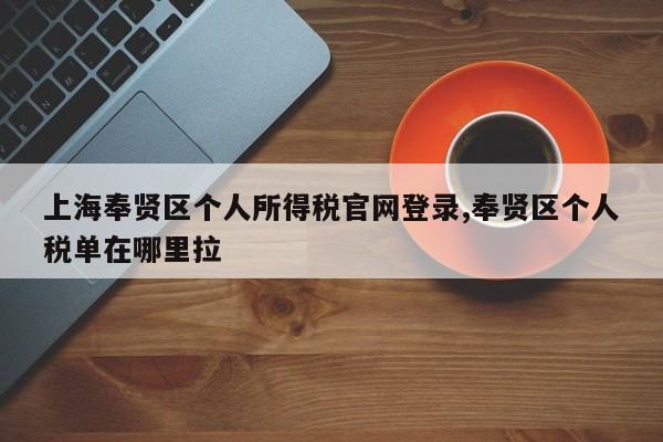 上海奉贤区个人所得税官网登录,奉贤区个人税单在哪里拉