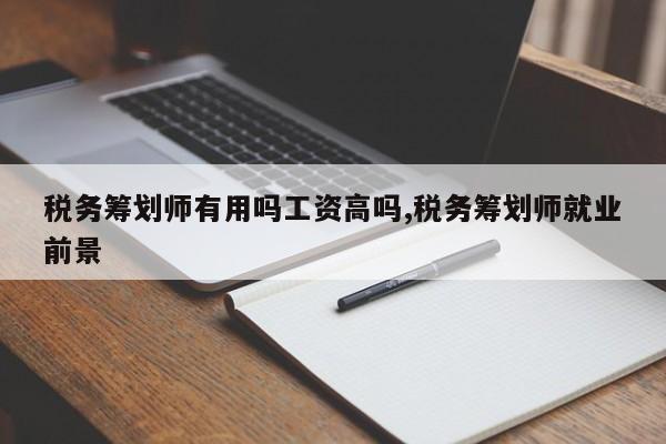 税务筹划师有用吗工资高吗,税务筹划师就业前景