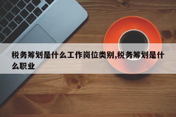 税务筹划是什么工作岗位类别,税务筹划是什么职业