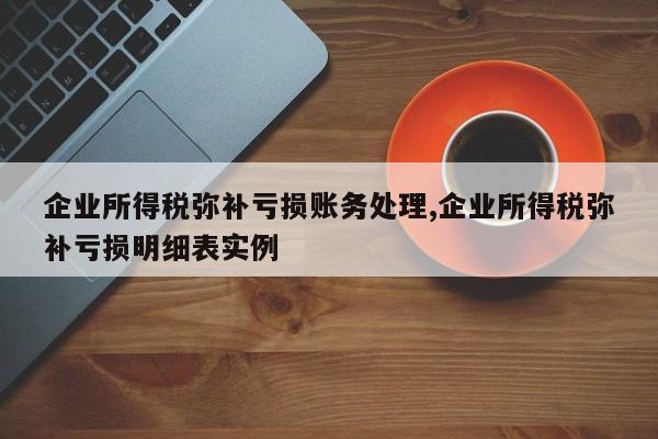 企业所得税弥补亏损账务处理,企业所得税弥补亏损明细表实例