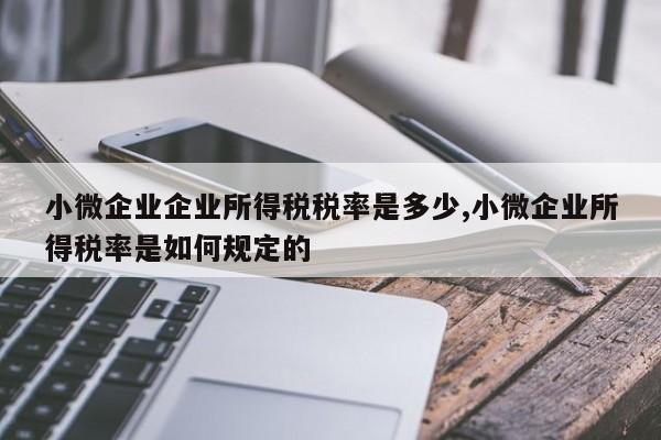 小微企业企业所得税税率是多少,小微企业所得税率是如何规定的