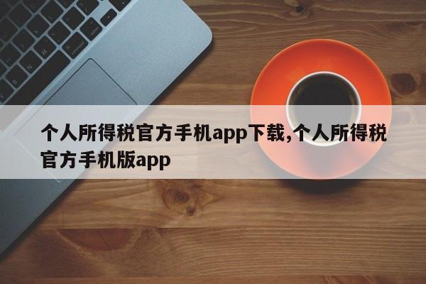 个人所得税官方手机app下载,个人所得税官方手机版app