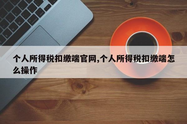 个人所得税扣缴端官网,个人所得税扣缴端怎么操作