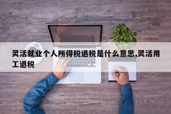 灵活就业个人所得税退税是什么意思,灵活用工退税