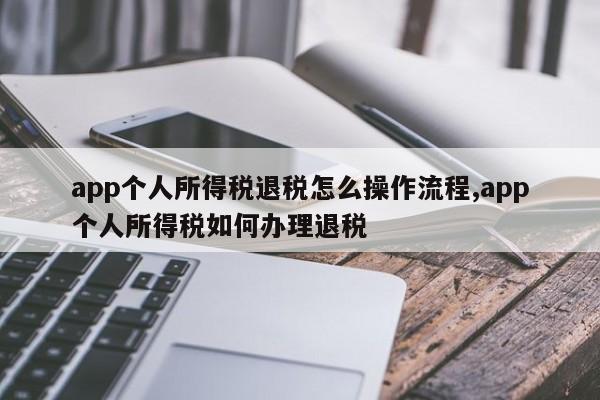 app个人所得税退税怎么操作流程,app个人所得税如何办理退税